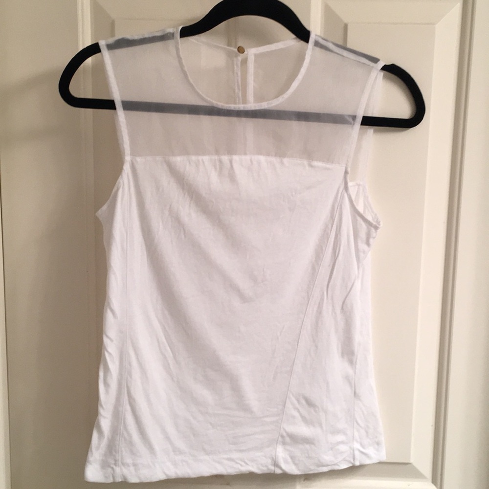 CLUB MONACO SHEER TOP TANK